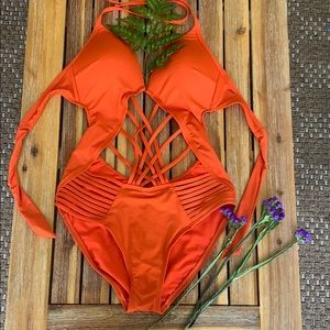 Kenneth Cole one piece bathing suit